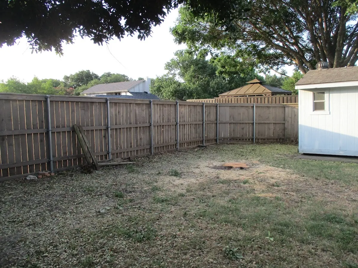 Cleared yard after professional tree removal in Lawai